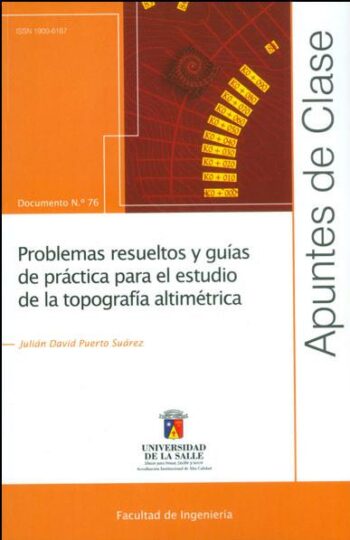 Portada del libro Problemas resueltos y guías de práctica para el estudio de la topografía altimétrica ISBN 1900618776