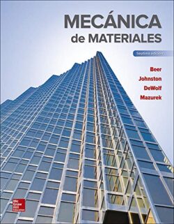 PORTADA DEL LIBRO MECÁNICA DE MATERIALES - ISBN 9781456260866