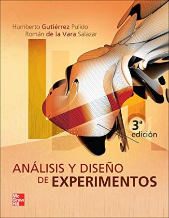 PORTADA DEL LIBRO ANÁLISIS Y DISEÑO DE EXPERIMENTOS - ISBN 9786071507259