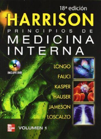PORTADA DEL LIBRO HARRISON PRINCIPIOS DE MEDICINA INTERNA 2 VOLS. - ISBN 9786071507273