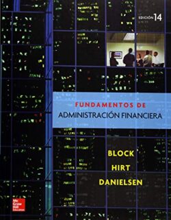 PORTADA DEL LIBRO FUNDAMENTOS DE ADMINISTRACIÓN FINANCIERA - ISBN 9786071509277