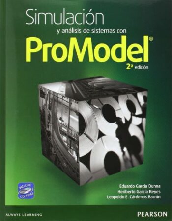 Portada del libro Simulaciòn y Análisis de Sistemas con Promodel-ISBN 9786073215114