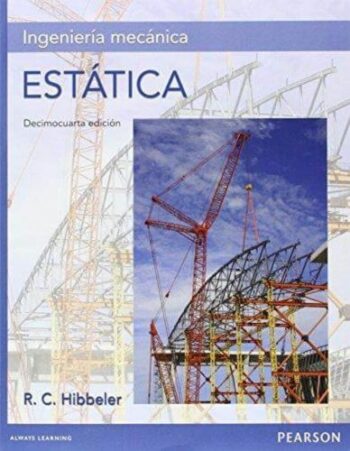 PORTADA DEL LIBRO INGENIERÍA MECÁNICA ESTÁTICA - ISBN 9786073237079