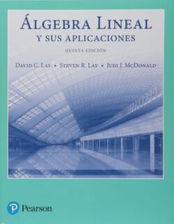 Portada del libro de algebra lineal y sus aplicaciones - ISBN 9786073237451