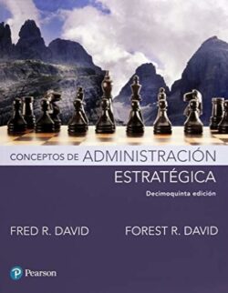 PORTADA DEL LIBRO CONCEPTOS DE ADMINISTRACIÓN ESTRATÉGICA ISBN 9786073240192