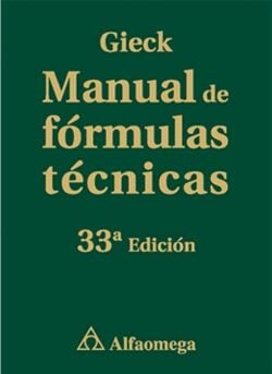 PORTADA DEL LIBRO MANUAL DE FÓRMULAS TÉCNICAS - ISBN 9786076227541