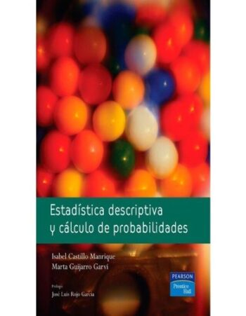 PORTADA DEL LIBRO ESTADÍSTICA DESCRIPTIVA Y CÁLCULO DE PROBABILIDADES ISBN 9788420548067