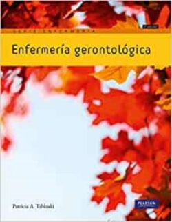 Portada del libro de enfermería gerontológica- ISBN 9788483226438