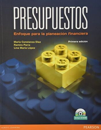Portada del libro de presupuestos un enfoque para la planeación financiera - ISBN 9789586992206