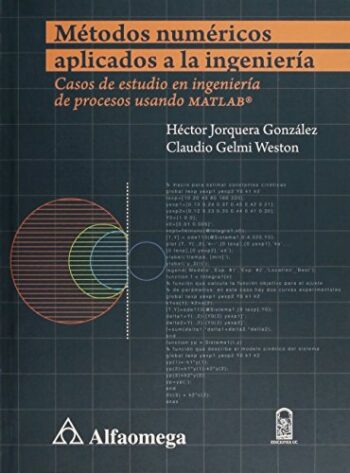 PORTADA DEL LIBRO MÉTODOS NUMÉRICOS APLICADOS A LA INGENIERÍA - ISBN 9789587780918