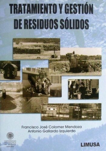 PORTADA DEL LIBRO TRATAMIENTO Y GESTIÓN DE RESIDUOS SÓLIDOS - ISBN 9789681870362