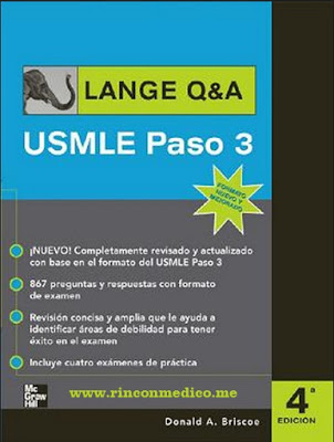 PORTADA DEL LIBRO LANGE Q&A USMLE PASO 3 ISBN 9789701061275